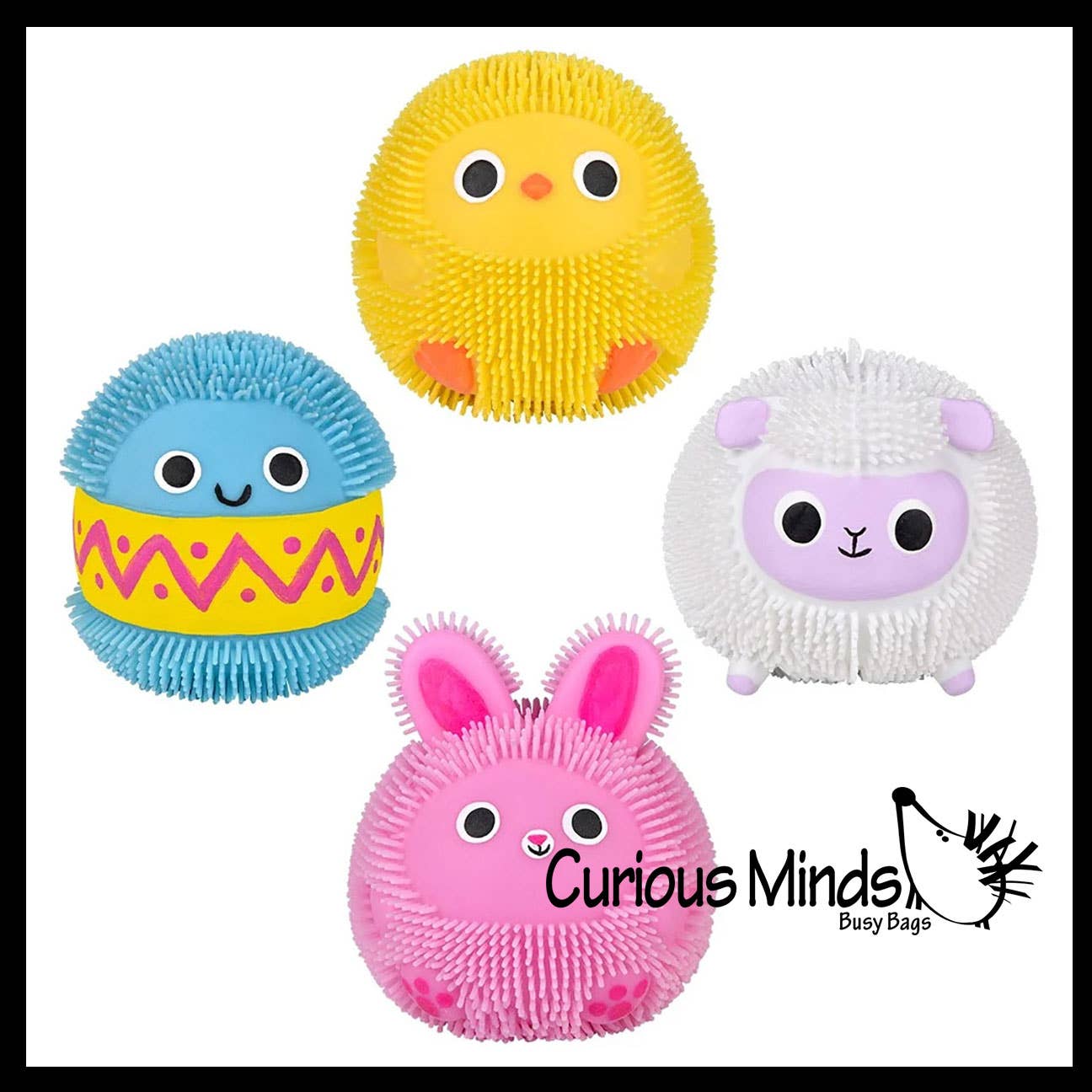 1 Easter Puffer Balls - Cute Air Filled Sensory Fidget Toy