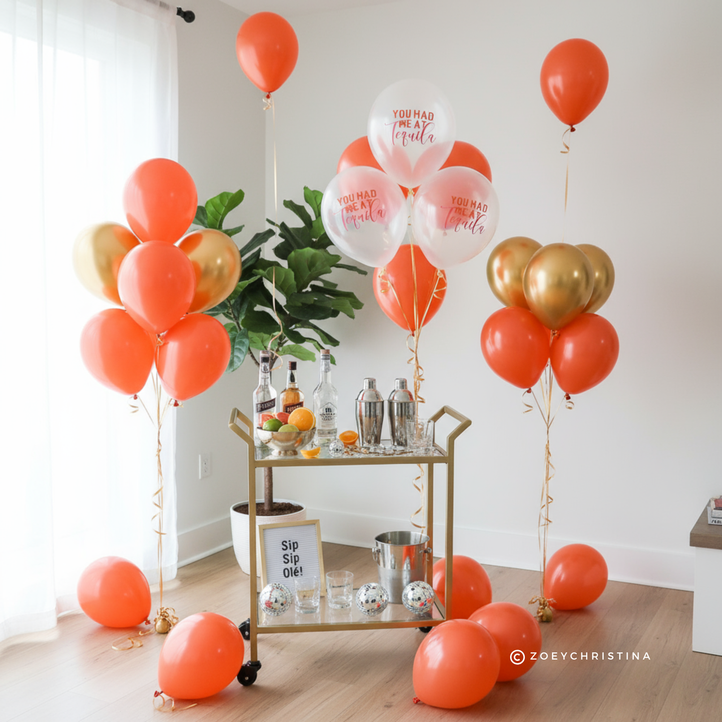 You Had Me at Tequila Clear Latex Balloons – [25 Pack]