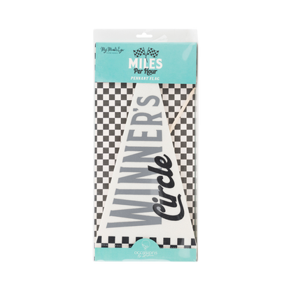 Miles per Hour Winners Circle Felt Pennant