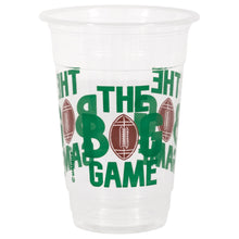 Football Toss The Big Game 16oz Plastic Party Cups 8ct