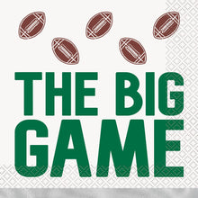 Football Toss The Big Game Luncheon Napkins 16ct - Foil Stamping