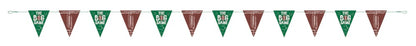 Football Toss Foil Stamping Flag Banner 8.5ft