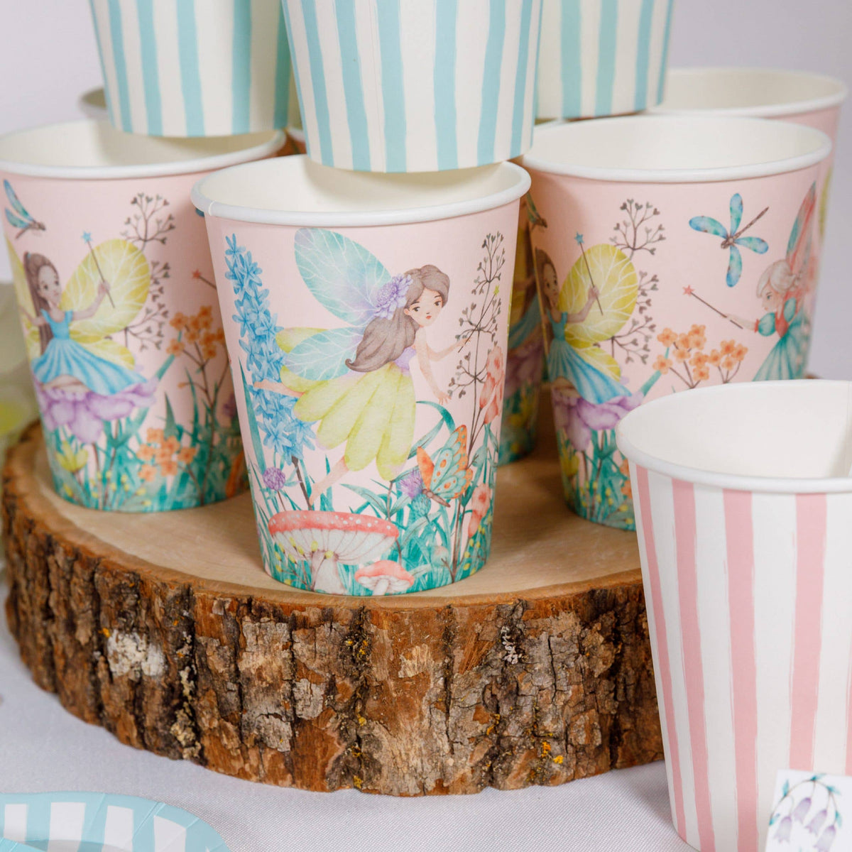 Fairy Garden Paper Cups – 9 oz Disposable