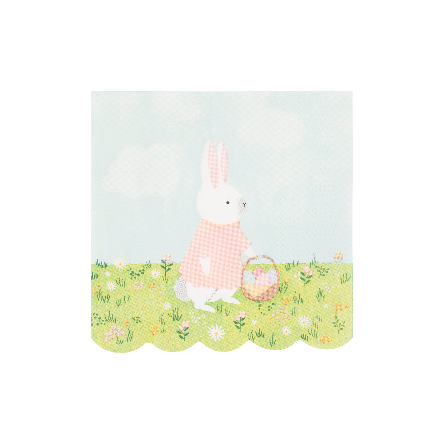 Bunny Cottage Paper Cocktail Napkins 24ct