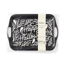 Typographic Halloween Bamboo 16.5in Tray