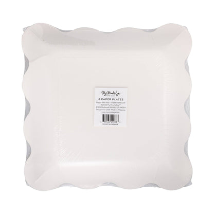 Happy New Year Embossed 9in Plates 8ct