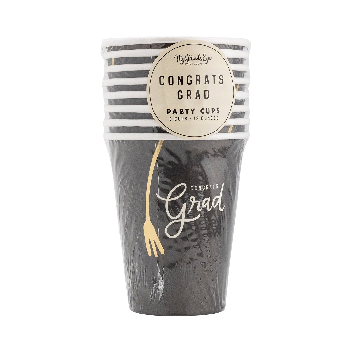 Grad Paper Party Cups 8ct