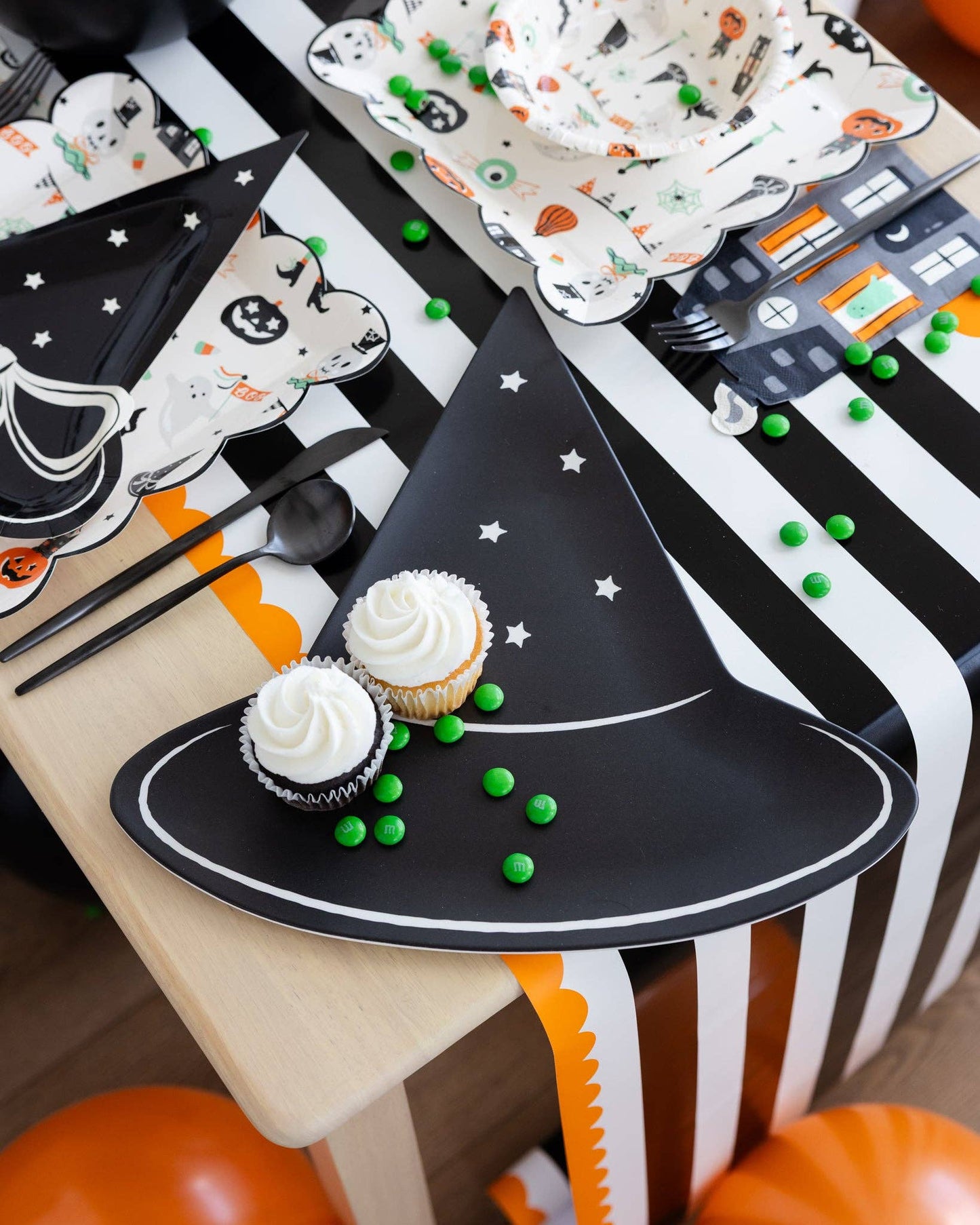 Witch Hat Bamboo 14in Tray