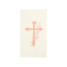 Pink Cross Floral Elegance Guest Towels 16ct