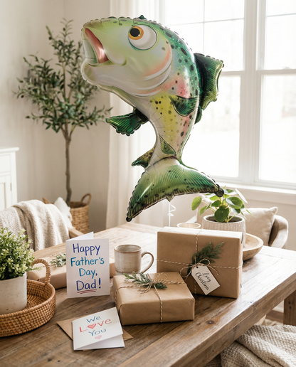 Fish Foil Balloon – Lake, Fishing & Outdoor-Themed Party