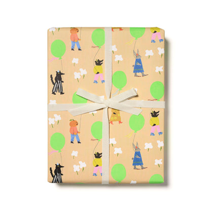 Birthday March birthday wrapping paper