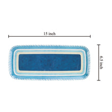 Sail Away 15" Melamine Rectangle Tray