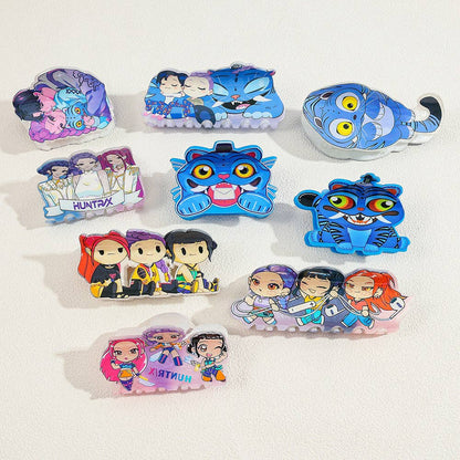 KPOP demon hunters Acrylic hair claw clip