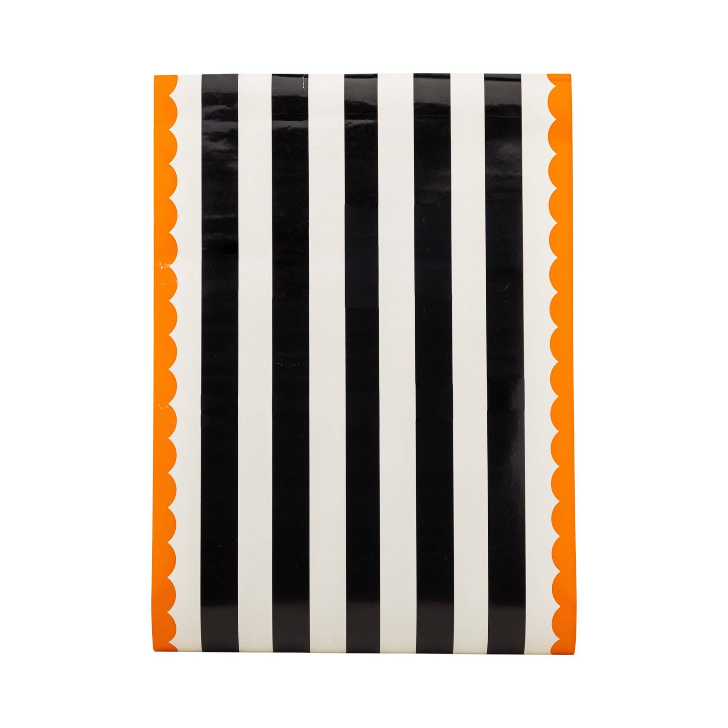 Table Runner - Orange and Black Striped