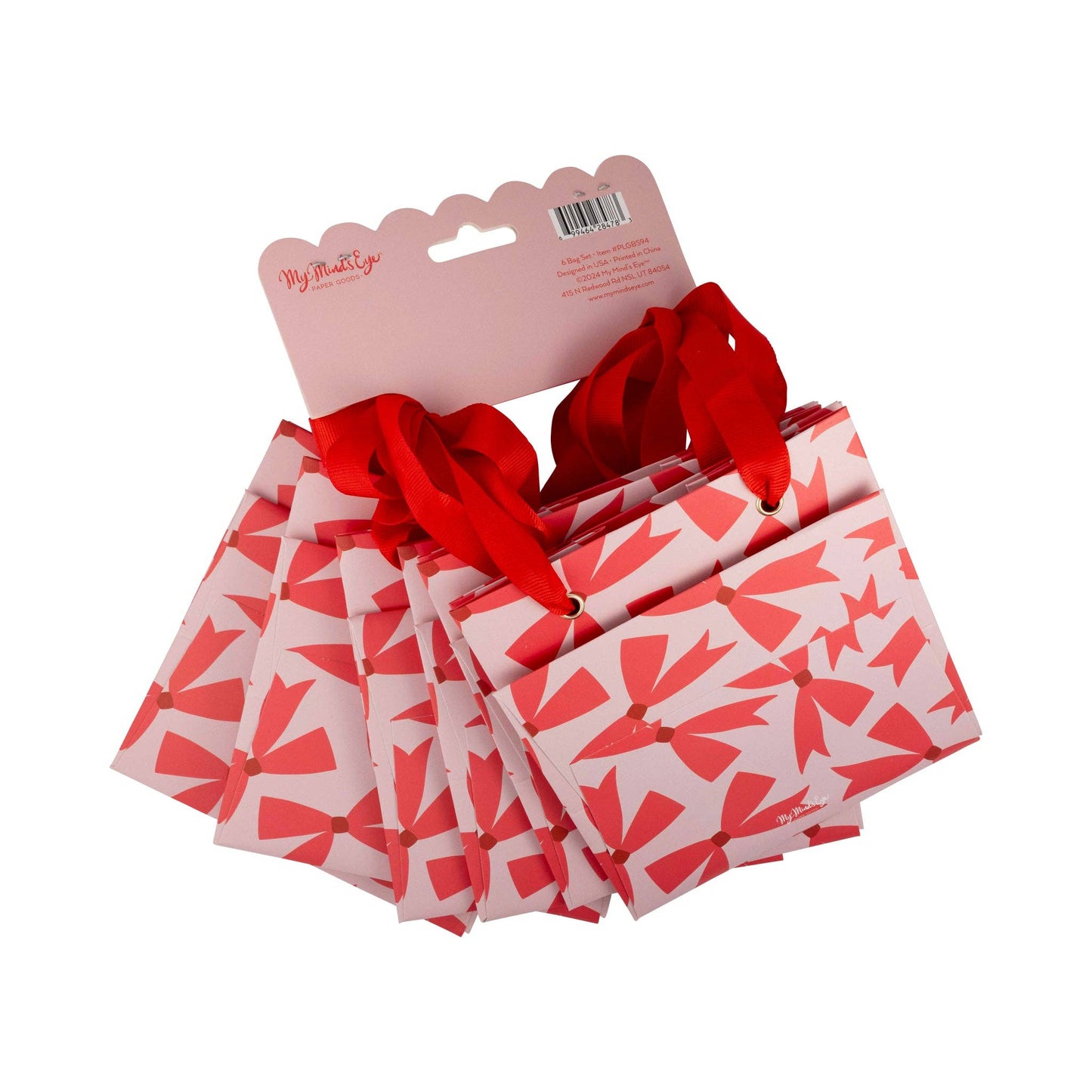 Just the Bows Gift Bag Set 6ct