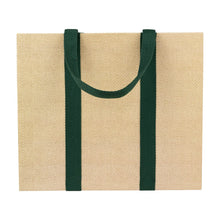 Jute And Twill Natural & Hunter Gift Bags Large
