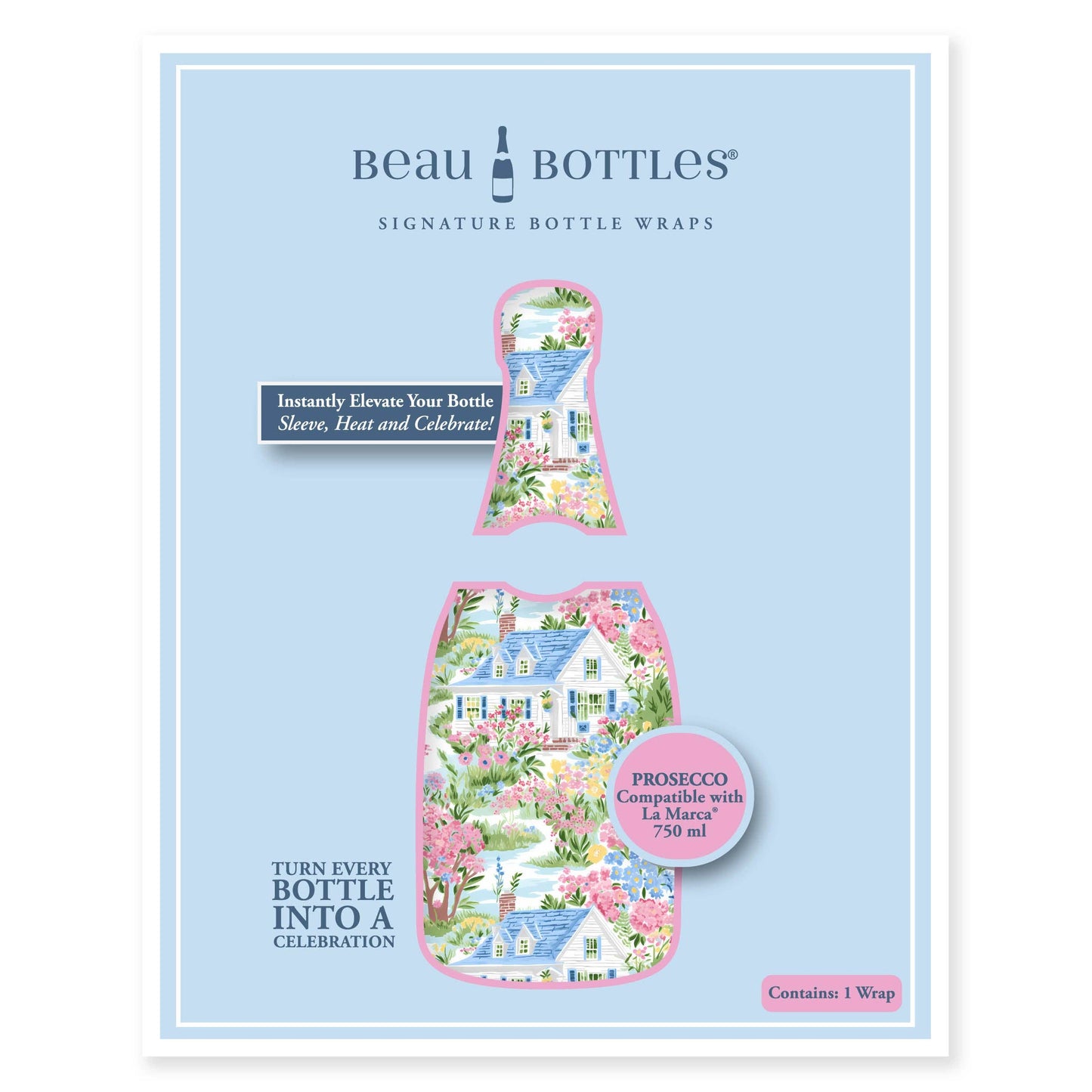 Beau Bottles Hamptons Cottage Garden - Prosecco Collection