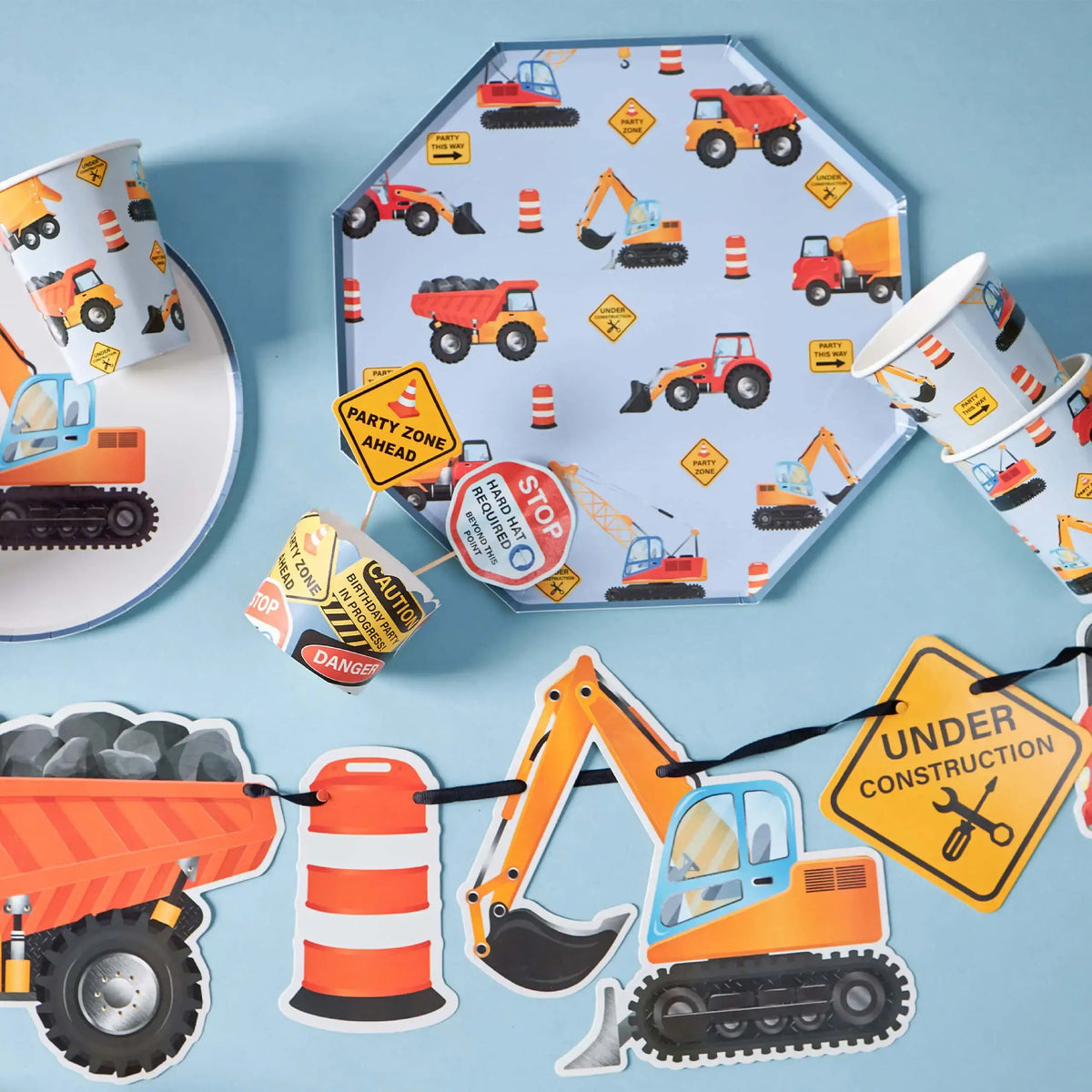 Construction Party Banner – Kids Party Decor