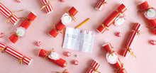 Red and Pink Christmas Crackers