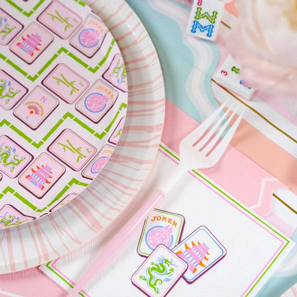 Mahjong Dessert Plates 8ct