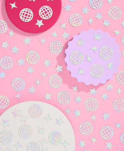 Disco Confetti - 200 pc iridescent foil confetti