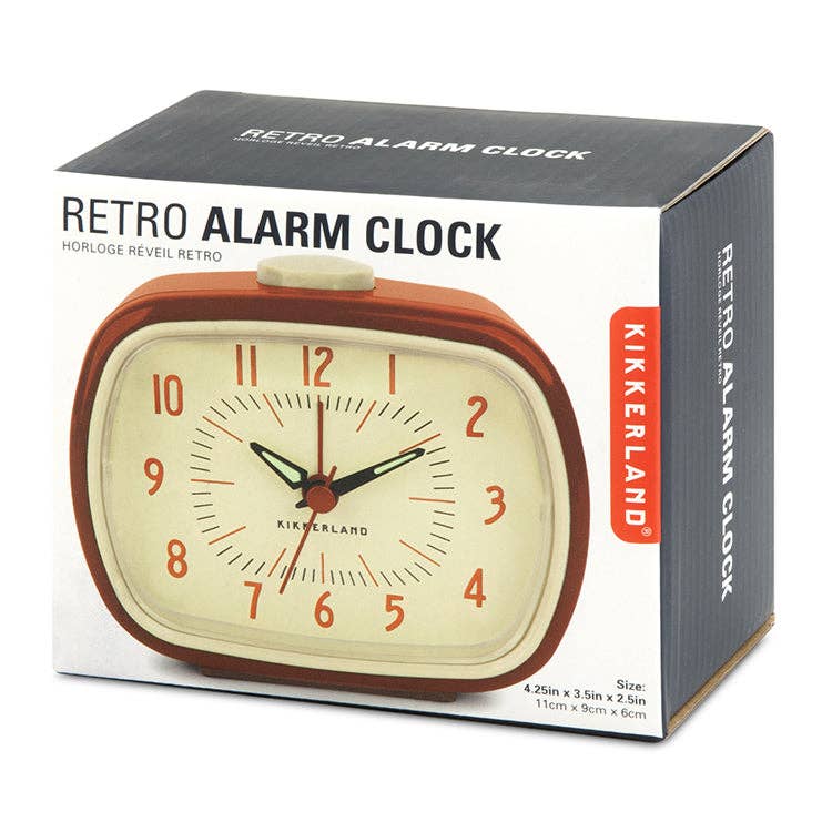 Retro Alarm Clock + Red