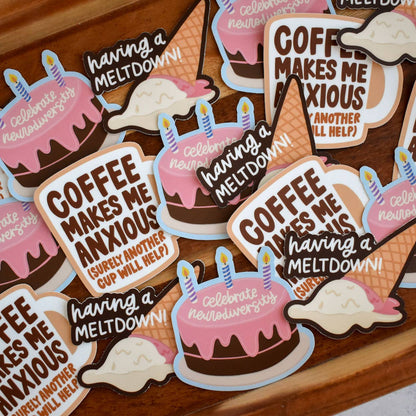 Celebrate Neurodiversity Cake Sticker