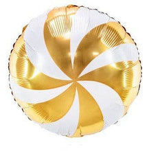 S01 Gold Candy Round Foil Balloon 18in