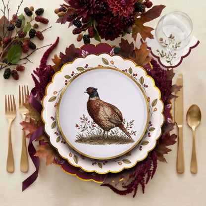 Rustic Pheasant 6" Appetizer Plate
