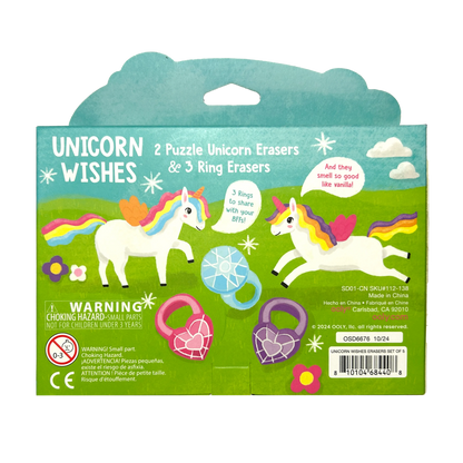 Unicorn Wishes: Scented Erasers (Set of 5)