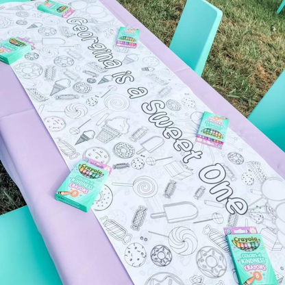 Sweet Treats Coloring Tablecloth