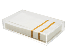 Acrylic Guest Towel Napkin Tray - Clear