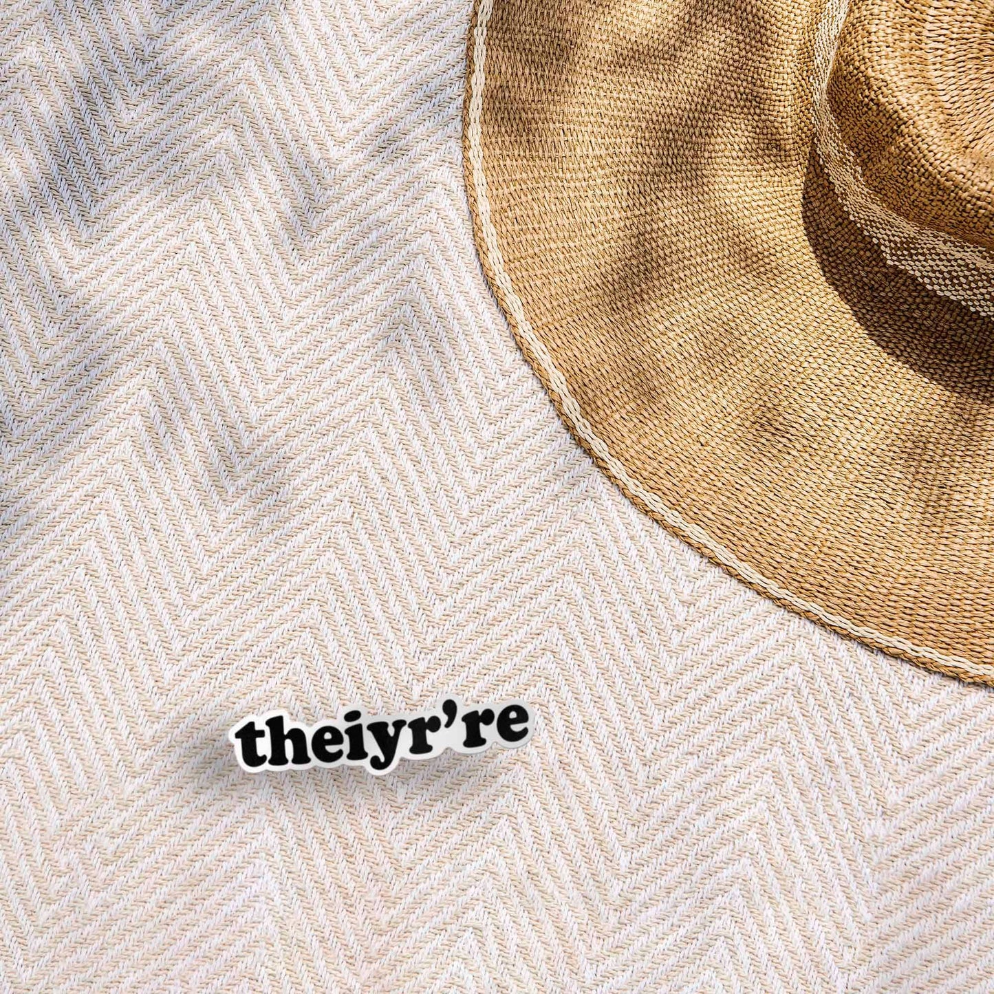 Theiyr're Sticker - Funny Misspelling Decal for Water Bottle