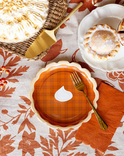 Pie 8.5in Dessert Paper Plates 8ct