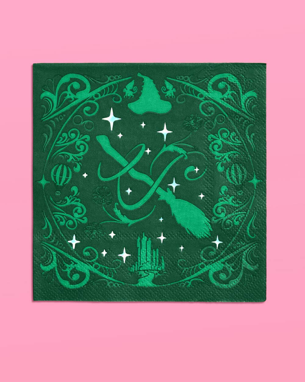 Wicked Witch Pink & Green Napkins 24ct