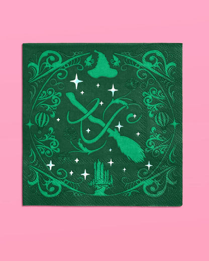 Wicked Witch Pink & Green Napkins 24ct