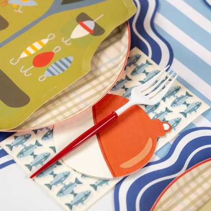 Fish Pattern Guest Towels 16ct