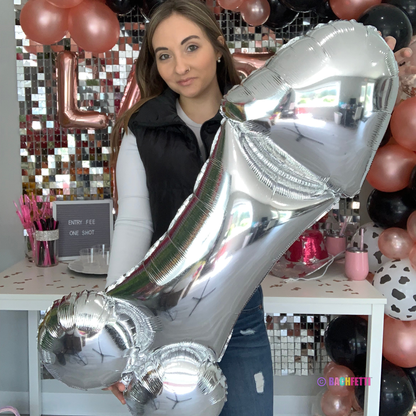 #606B Giant Penis Foil Balloon