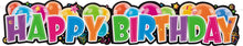 Happy Birthday Giant Jointed Banner 4.5ft