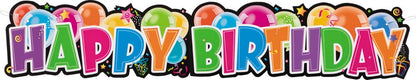 Happy Birthday Giant Jointed Banner 4.5ft