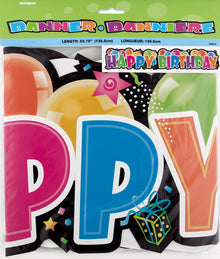 Happy Birthday Giant Jointed Banner 4.5ft