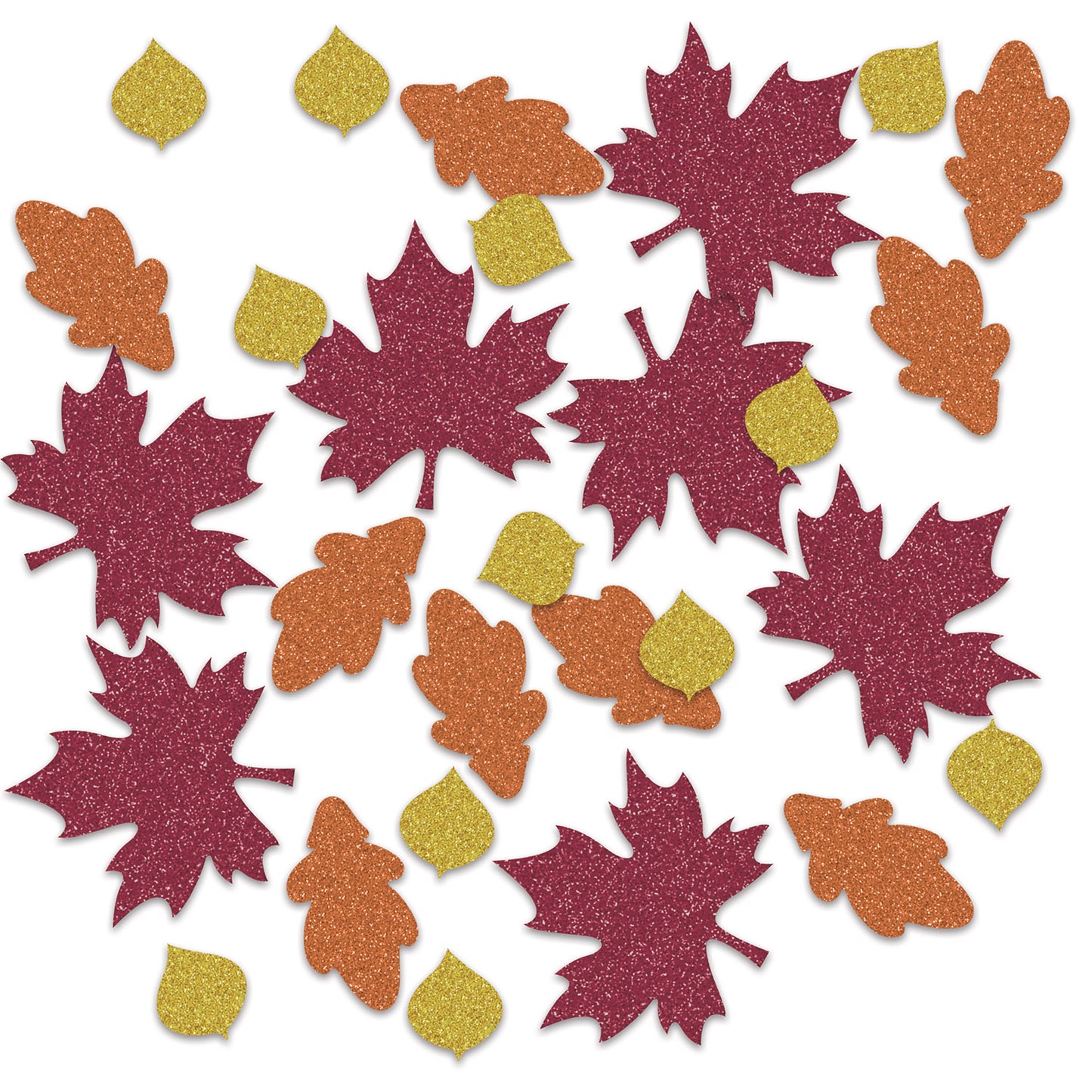 Fall Leaf Deluxe Sparkle Confetti 1/2oz