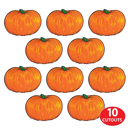 Mini Pumpkin Cutouts 10ct