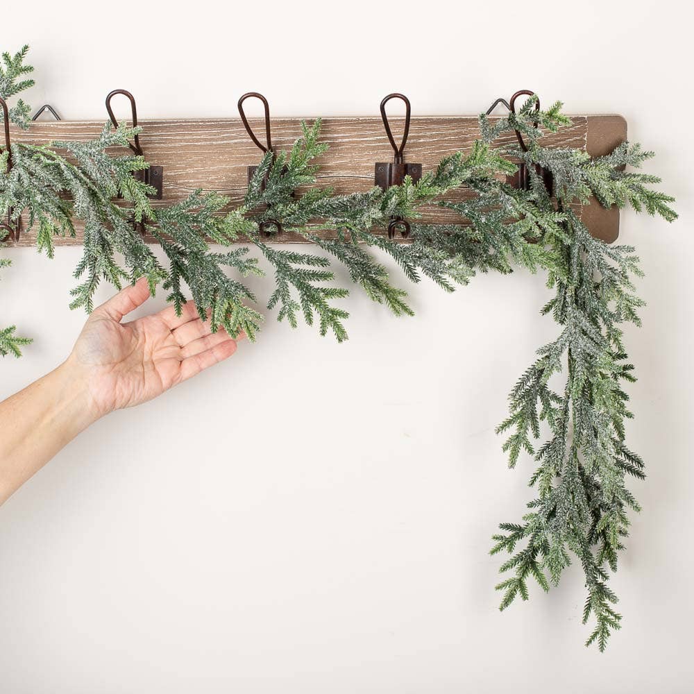 72" Artificial Frosted Frasier Fir Garland
