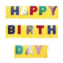 Giant Birthday Fringe Banner 9.5ft