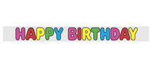 Foil Birthday Banner 12ft