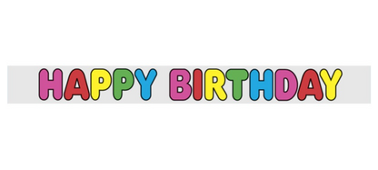 Foil Birthday Banner 12ft