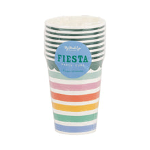 Fiesta Striped Paper Cups 8ct