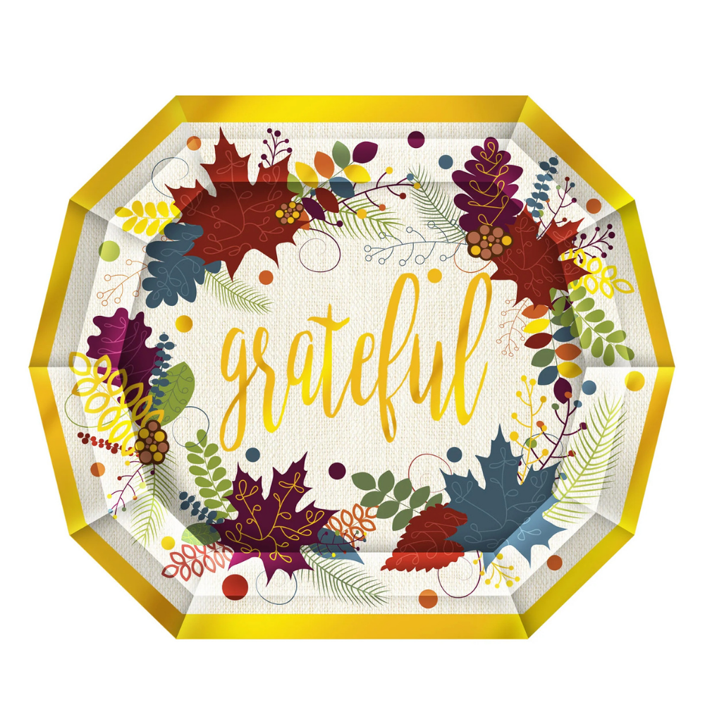 Friendsgiving Dessert Plates 8ct