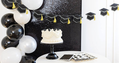 Puffy Felt Grad Hat Banner